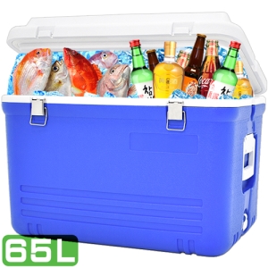 攜帶式加厚65L冰桶 D228-065 (65公升冰桶行動冰箱.保冷箱釣魚冰桶.外賣保冰桶保冷桶保溫箱.冰筒保溫桶冷藏箱.保冰袋保鮮袋保溫袋.擺攤休閒汽車戶外露營用品.便宜推薦哪裡買ptt)
