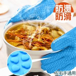 加厚矽膠隔熱手套(單入) D202-01 防燙手套耐熱手套.五指防滑手套.烤箱手套微波爐手套.廚房手套烘焙手套.防水防護手套家事手套.推薦專賣店哪裡買ptt