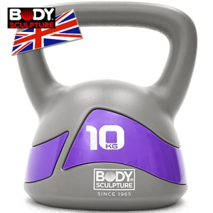 【BODY SCULPTURE】KettleBell運動10公斤壺鈴 C016-11710 (競技10KG壺鈴.核心肌群深蹲甩鈴.拉環啞鈴搖擺鈴.舉重量訓練用品.重力設備健身器材.推薦哪裡買ptt)
