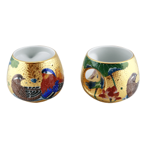 【歲月鎏金系列】鎏金鴛鴦對杯(大)
