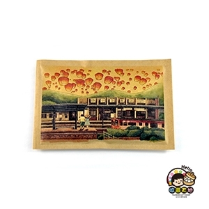 【收藏天地】文創紀念品＊掛耳式咖啡明信片－十分車站 ／觀光 景點 收藏 禮物 禮品 紀念 生活用品