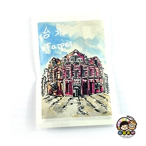 【收藏天地】文創紀念品＊掛耳式咖啡明信片－西門紅樓 ／觀光 景點 收藏 禮物 禮品 紀念 生活用品
