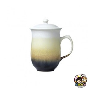 【收藏天地】乾唐軒活瓷系列＊雪晶圓夢杯 棕款 ／按摩 舒緩 碧璽 電氣石 養生 健康 負離子