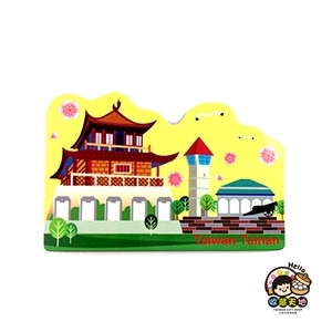 【收藏天地】台灣紀念品＊軟性平面冰箱貼-台南∕小物 送禮 文創 風景 觀光 禮品