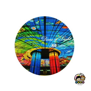【收藏天地】台灣紀念品＊神奇的陶瓷吸水杯墊-淡水的夕陽／馬克杯 送禮 文創 風景 觀光 禮品