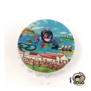 【收藏天地】台灣紀念品＊開瓶器冰箱貼-澎湖海世界 ∕小物 送禮 文創 風景 觀光 禮品