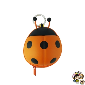 【收藏天地】台灣紀念品＊supercute卡包（3色）-瓢蟲∕零錢包 卡包 鑰匙包 耳機包 禮物 文創 可愛 小物