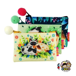 【收藏天地】台灣紀念品＊三花喵-夢中花園 ∕皮夾 錢包 禮物 文創 可愛 小物
