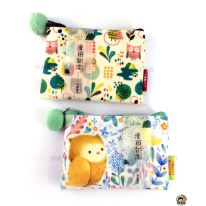 【收藏天地】台灣紀念品＊漫遊台灣插畫零錢包-在地風情系列(3款) ∕皮夾 錢包 禮物 文創 風景 觀光 可愛 小物