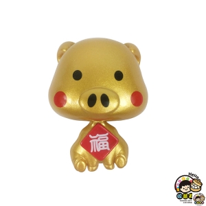 【收藏天地】熱賣商品＊妖怪村兩段式冰箱貼-金豬 / 小物 磁鐵 送禮 文創 風景 觀光 禮品