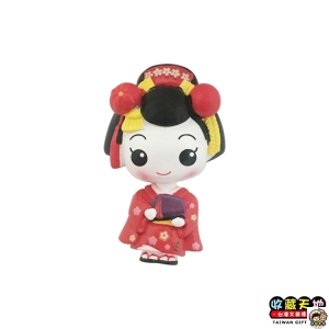 【收藏天地】熱賣商品＊妖怪村兩段式冰箱貼-和服少女(2款) / 小物 磁鐵 送禮 文創 風景 觀光 禮品