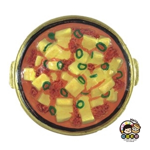 【收藏天地】台灣紀念品＊台灣土產冰箱貼-麻婆豆腐∕ 磁鐵 送禮 文創 風景 觀光 禮品 送國外朋友