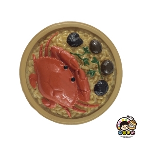 【收藏天地】台灣紀念品＊台灣土產冰箱貼-紅蟳米糕∕ 磁鐵 送禮 文創 風景 觀光 禮品 送外國人