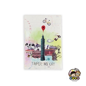 【收藏天地】台灣紀念品＊創意特色磁鐵 - TAIPEI, MY CITY ∕  旅遊 紀念品 手信 景點