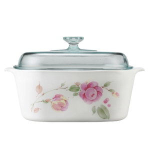 【CORNINGWARE 康寧鍋】田園玫瑰5L方型康寧鍋