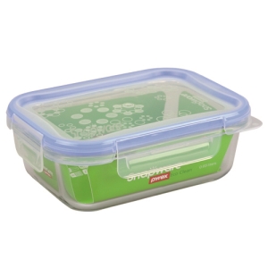 【Snapware 康寧密扣】Eco Clean 耐熱玻璃保鮮盒-長方型 1050ml