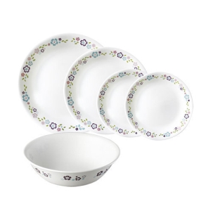 【CORELLE 康寧餐具】康寧微風花彩5件式餐盤組