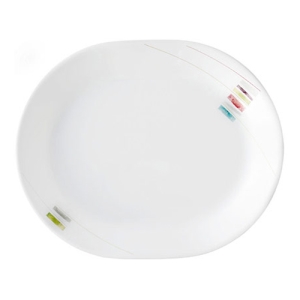 【CORELLE 康寧餐具】自由彩繪12吋腰子盤