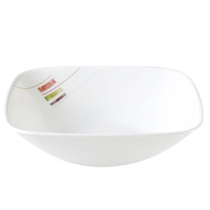 【CORELLE 康寧餐具】自由彩繪方形1.4L湯碗