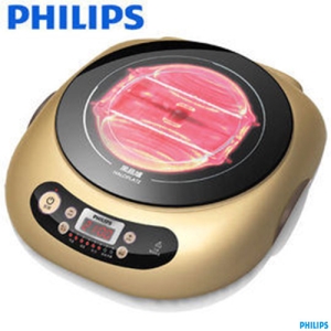 【贈烤盤】 PHILIPS 飛利浦黑晶爐不挑鍋 HD4990 / HD-4990(香檳金色)