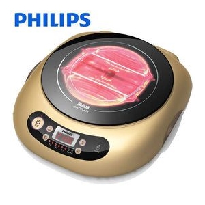 PHILIPS 飛利浦黑晶爐不挑鍋 HD4990 / HD-4990(香檳金色)