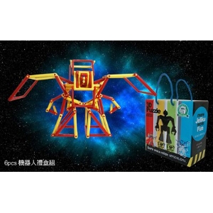 紅黃-機器人禮盒組