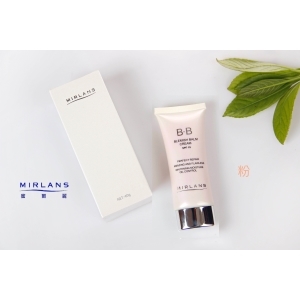 MIT【Mirlans－蜜爾麗】頂級玫瑰多效微調BB霜-粉40g