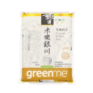 銀川有機糙米2KG，來自花蓮的米