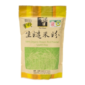 銀川有機生糙米粉600G，可取代低筋麵粉更營養