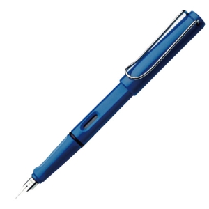 LAMY 14 safari 狩獵者系列藍鋼筆 F0.5 藍桿鋼筆