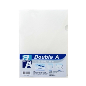 DOUBLE A  L型 透明 文件夾12個/包