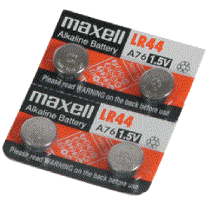 maxell LR-44鈕釦電池 1.5V  (2入/卡)