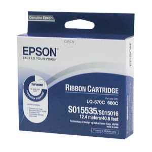 EPSON S015535/LQ-680 / 670原廠色帶