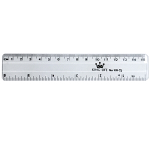 KING LIFE KR-15 15cm 塑膠直尺
