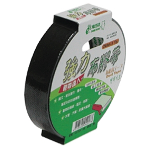 北極熊 CLT2415B黑色布紋膠帶24mm×15yds
