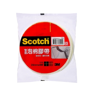 3M 113 24mm×5M 泡棉雙面膠帶