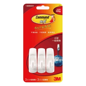 3M 27002小3入無痕掛鉤450g