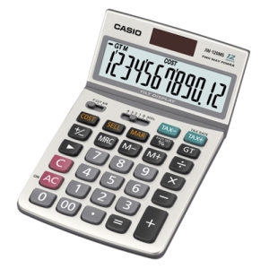 【CASIO】JW-120MS 桌上型計算機太陽能稅率12位