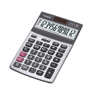 【CASIO】AX-120ST 太陽能計算機12位(可翹頭)