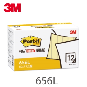 【3M】656L 2x3" 黃 可再貼環保經濟包