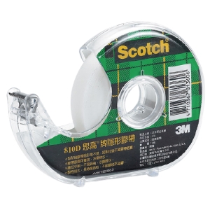 【3M】810-D1/2"×32.9M 附切割器隱形膠帶