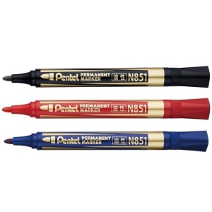 【Pentel】N851 圓頭油性筆