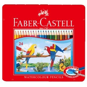 【FABER-Castell】115925 水性色鉛筆24色