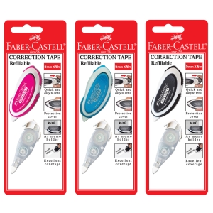 【史代新文具】FABER-CASTELL小精靈修正帶＋帶芯