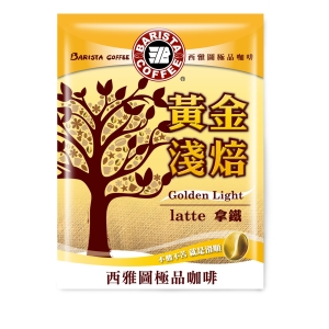 西雅圖咖啡黃金淺焙拿鐵三合一咖啡21g*100入(禮盒包裝)