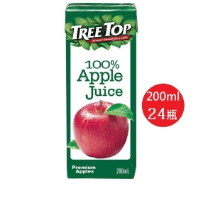 TREE TOP 樹頂 100%純蘋果汁200ml(利樂包)*24包*箱