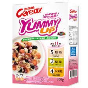 喜瑞爾 Yummy up 纖果美莓綜合果麥300g/盒