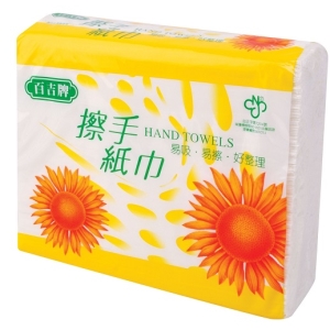 百吉牌 向日葵擦手紙巾150抽 x20包入/箱 (整箱出貨)
