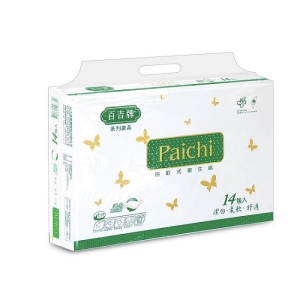 百吉牌 Paichi抽取式衛生紙100抽x14包x8袋/箱 (整箱出貨)