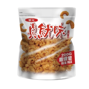 【華元】真魷味-紅燒口味200gX6包(箱)(夾鏈袋設計-超值包)